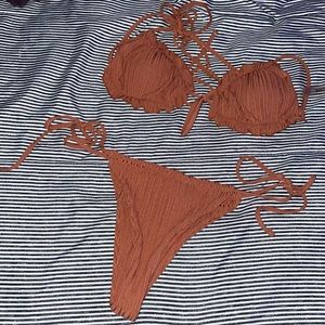Mocha Triangle Bikini🤎